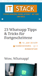 Mobile Screenshot of it-stack.de