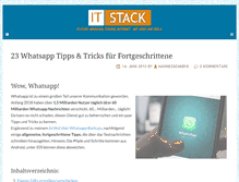 Tablet Screenshot of it-stack.de